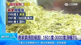 從民生到工業通通漲！　新電價平均漲幅11％｜三立新聞網 SETN.com