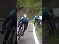 what a close call 😰 shorts cycling crash race