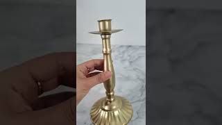 Simple Gold Candlestick Holder Table Decor Ideas Wedding Centerpieces