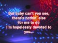 Hopelessly devoted to you (lyrics)