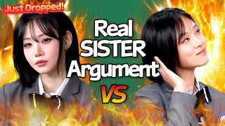 I couldn’t stand you💢 VS Do you want a smack...?💥  BIBI and tripleS Nakyoung's real sister moments