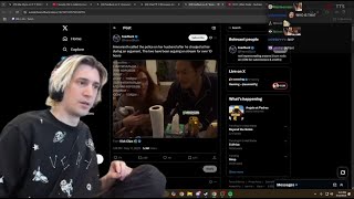 xQc Reacts To Fight Between Amouranth and Her Husband During 17 Hour Livestream. Full VOD.