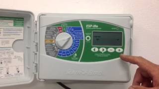 How to program your Rainbird sprinkler timer