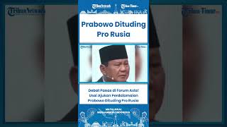 SHORT Debat Panas di Forum Asia! Usai Ajukan Perdamaian Prabowo Dituding Pro Rusia