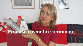 Produse cosmetice terminate/ Empties