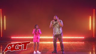 Jojo and Bri Uncle and Niece Singing Duo FIGHT for a Spot in The Final on AGT 2022