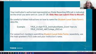 TRUE Grant Program Annual Data Request Webinar