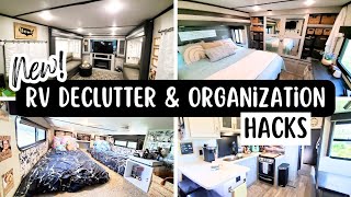 12 NEW Rv Declutter \u0026 Organization hacks | Full-time rv living