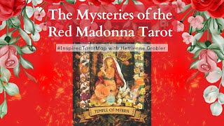 #inspiredtarotmap with Hettienne Grobler TheMysteries of the RED MADONNA deck #hettiennegrobler