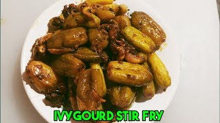 Ivygourd stir fry | Tindora stir fry| Tendle talasan konkani recipe 😋