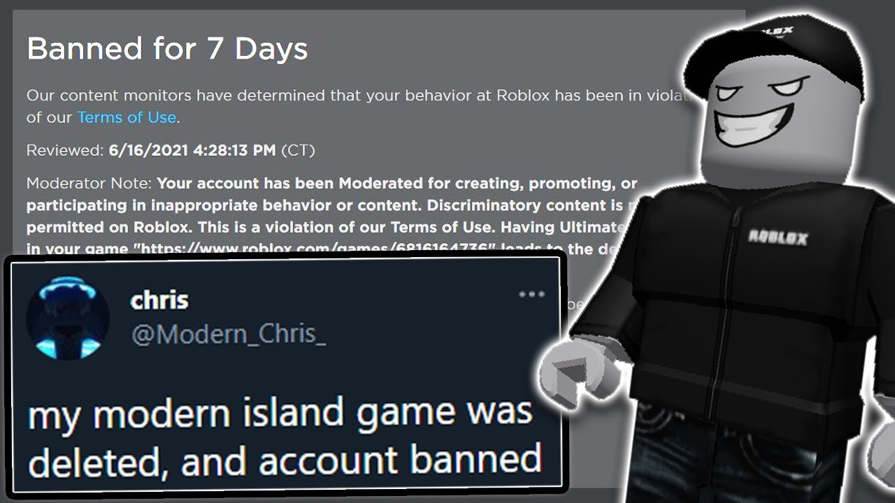 Roblox Youtuber Got Banned For THIS... - YouTube