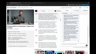 Transcript Generator Product Demo