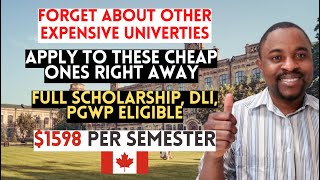 Top 10 CHEAPEST and Most AFFORDABLE Universities in CANADA for International students in 2023