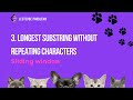 Longest Substring Without Repeating Characters (sliding window) - Leetcode 3 - Java Script
