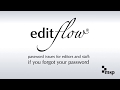 EditFlow: Password Issues for Editors and Staff: If You Forgot Your Password