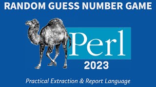 Perl Programming - Easy Guess Random Number Game 2023