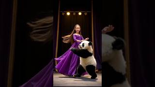 The Girl 💃 and the Majestic Panda 🐼 Transformation ✨ | America's Got Talent | Ep #027 #shorts #short