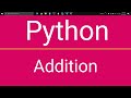 How to Add Numbers in Python | Python Basics for Beginners
