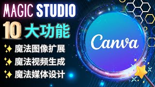 Canva Magic Studio(魔法工作室)发布:  10大创新AI功能，1000%效率提升