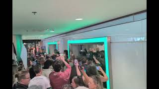 Dublin Airport ERUPTS as Irish Flotilla Activists Return Home! Hundreds Welcome Our Heroes