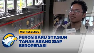 Peron Jalur satu Stasiun Tanah Abang - [Metro Siang]