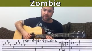 Fingerstyle Tutorial: Zombie - Guitar Lesson w/ TAB