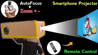 DIY Projector || How to make Smartphone Projector at home || Sagar Robotics