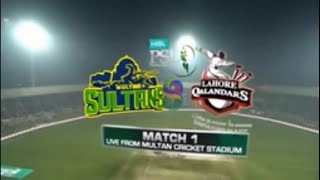 1st Innings Powerplay | Multan Sultans vs Lahore Qalandars | Match 1 | HBL PSL 8 | MI2T