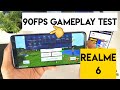 Realme 6 90fps gameplay support test