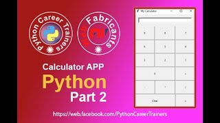Builder a simple Calculator App using Python Tkinter GUI Part 2
