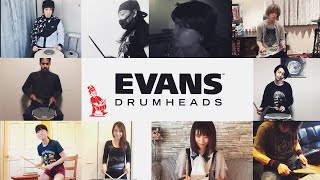 EVANS Drumheads 練習パッド RealFeel with EVANSドラムヘッドアーティスト