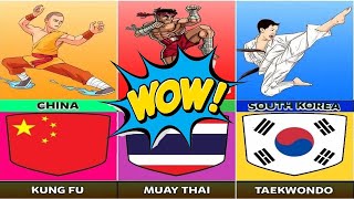 Martial Arts From Different Countries -#01