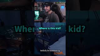 Hilarious Kid Keeps My SECRET From His FRIEND 😂 #shorts #summit1g