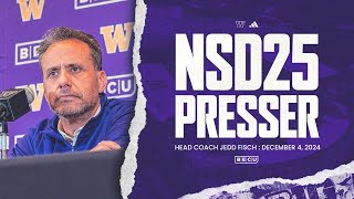 UW Football NSD25 Press Conference: December 4, 2024