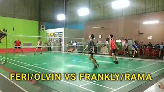 Begini Dahsyatnya Frankly/Rama Kalahkan Feri/Olvin di Laga Persahabatan