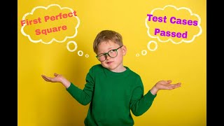 First Perfect Square python grand assignment-4 ccbp|| #ccbp #pythonassignment #coding