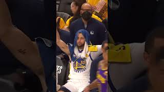 Steph Dancing During Lakers Win 😅 #shorts