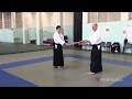 aiki ken migi awase sur une attaque arrière aikido iwama