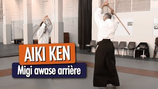 AIKI KEN - Migi awase sur une attaque arrière (Aikido Iwama)