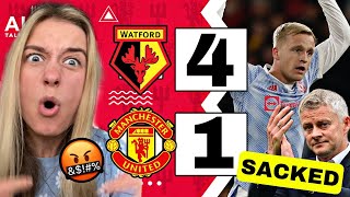 I GIVE UP🤬 + Has OLE Just Been Sacked? | WATFORD 4-1 MAN UNITED Fan Reaction