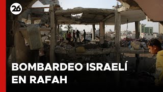MEDIO ORIENTE | Bombardeo israelí en Rafah tras el ataque de Hamás en Kerem Shalom