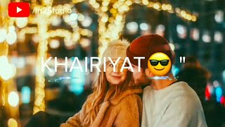 Khairiyat Song | Whatsapp__Status | In2Studio_Youtube
