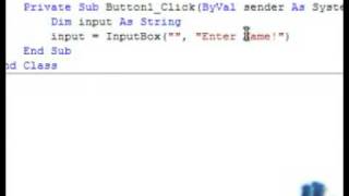 Visual Basic 2008 input Box