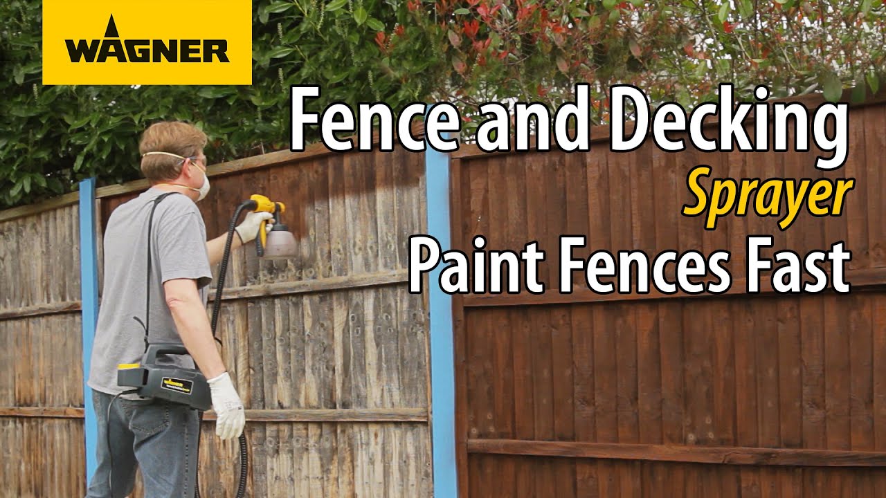 How To Spray Paint Garden Fences Fast | WAGNER - YouTube