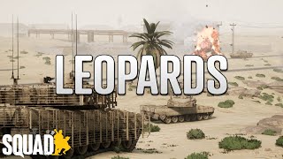 Desert Destruction With The Canadian Leopard Tanks | Squad 100 Player Gameplay