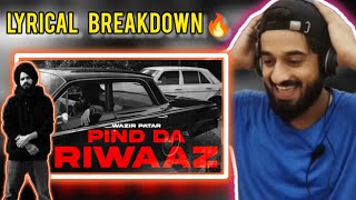 Wazir Patar - Pind Da Riwaaz (Official Video) ft. Azaad | Keep It Gangsta | Nashairi Bawa Reaction