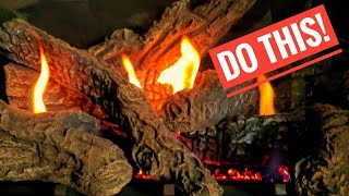 Gas Fireplace Maintenance - You can do this yourself!