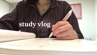 vlog - 연휴에도 새벽공부하는 예비 고1 공부 브이로그 l 겨울방학 공부 브이로그 l 연휴 일상, study vlog, 09년생