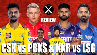 𝐂𝐒𝐊 𝐎𝐔𝐓𝐂𝐋𝐀𝐒𝐒 𝐏𝐁𝐊𝐒! 𝐊𝐊𝐑 𝐇𝐀𝐌𝐌𝐄𝐑 𝐋𝐒𝐆! IPL 2024 CSK vs PBKS & KKR vs LSG Review | Pdoggspeaks