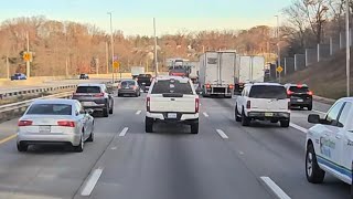 Dec 5th, On the Road: Trucking from Fredericksburg to Alexandria! 4K Drive Tour Hdr Video Journey